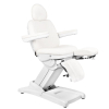 FOTEL KOSMETYCZNY ELEKTR. AZZURRO 872S PEDI-PRO 3 SILN. BIAŁY
